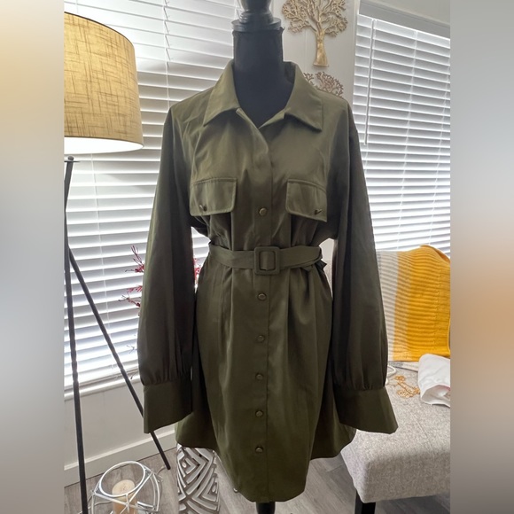 SHEIN Dresses Shein Military Style Dress Brand New Poshmark